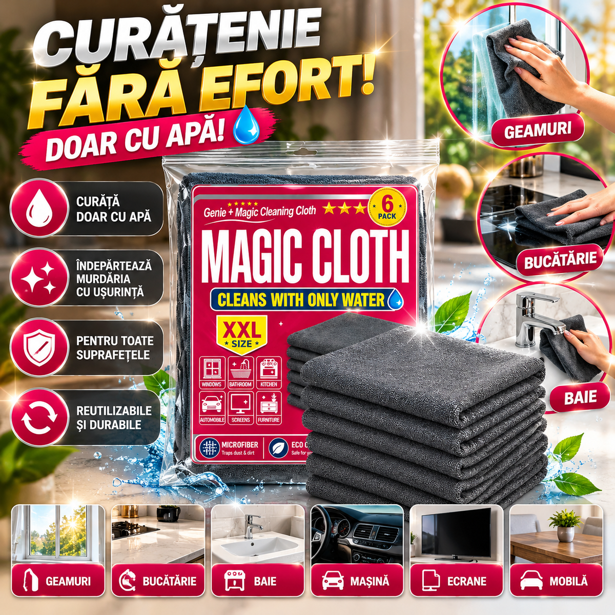 Set Lavete Magice MagicCloth™