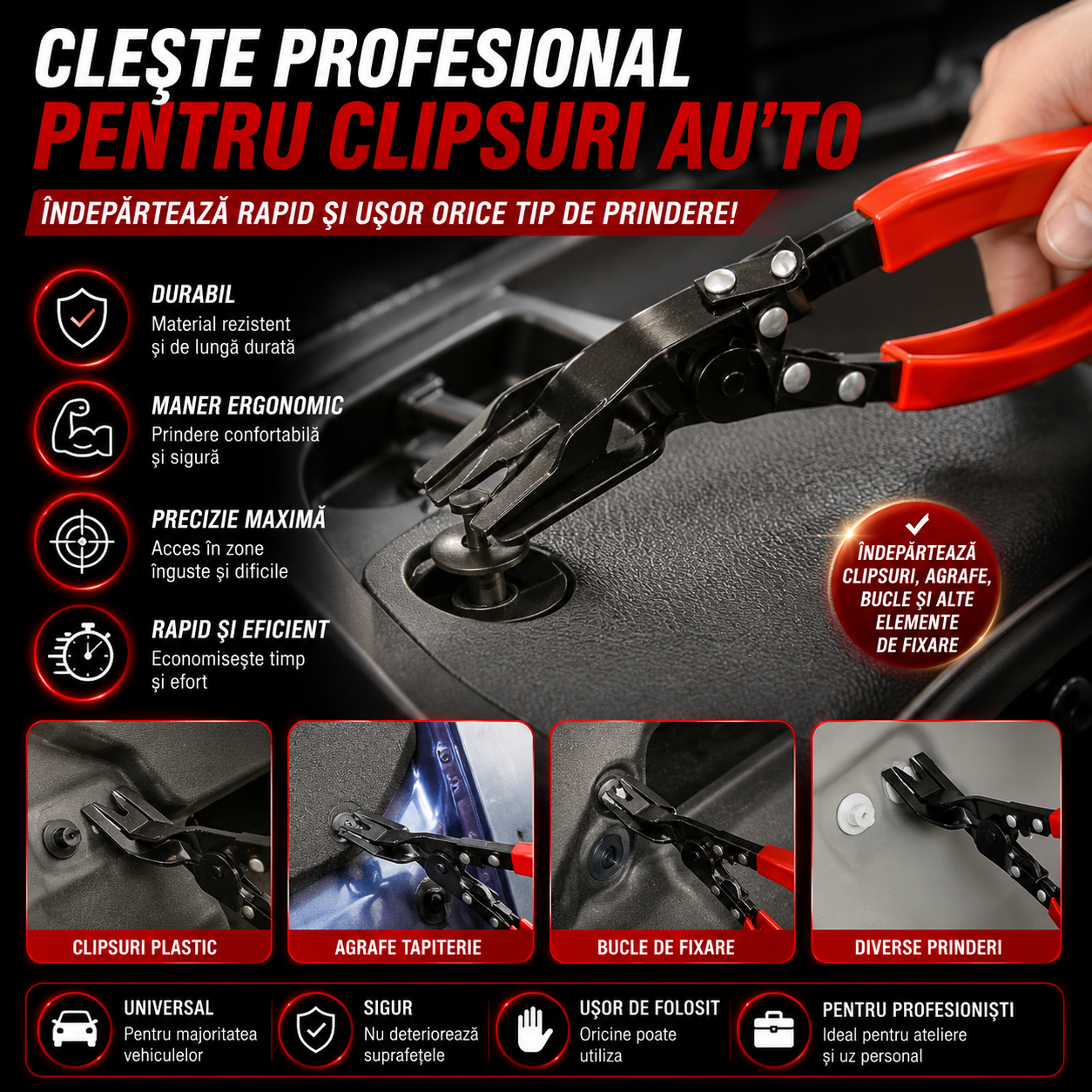 Clește pentru Demontare - ClipMaster™