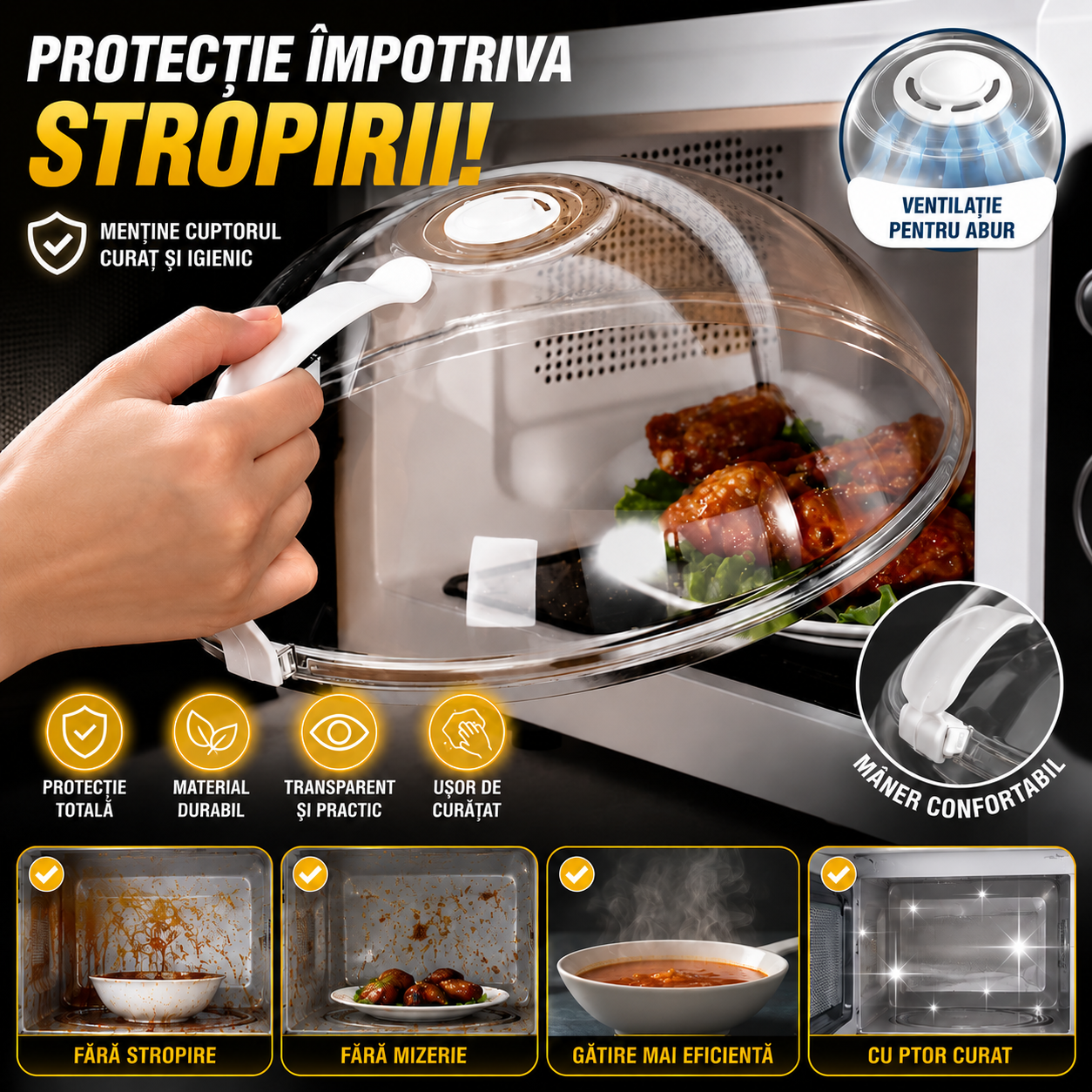 Capacul Anti-Stropire MicroCover™