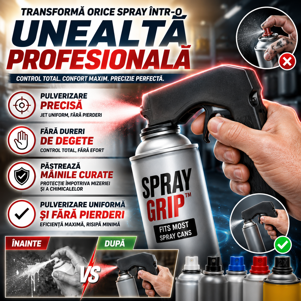 Mâner Profesional Pentru Spray SprayGrip™