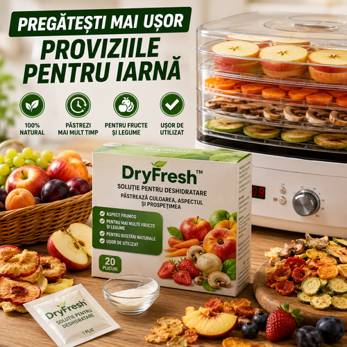 Pudră Pentru Deshidratarea Fructelor și Legumelor- DryFresh™