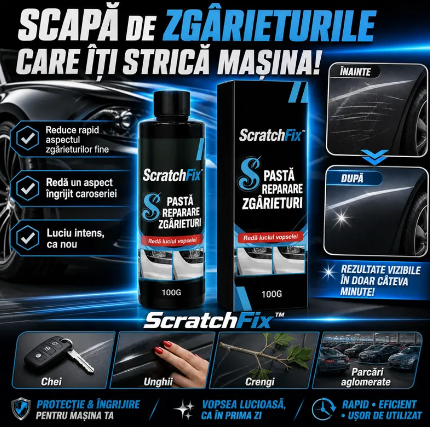 Pastă Pentru Reparat Zgârieturile Auto – ScratchFix™