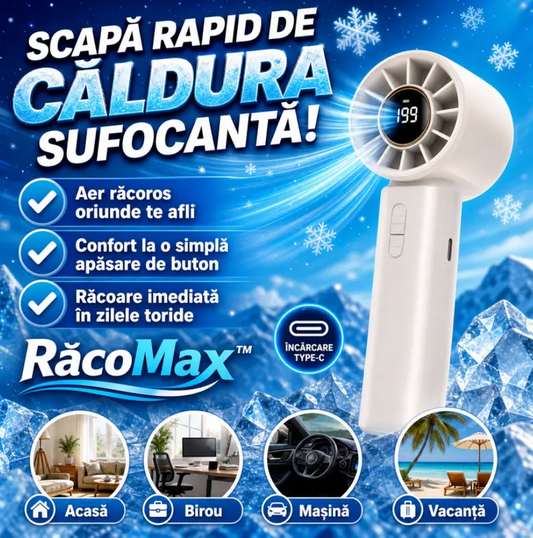 Ventilator Portabil Cu Răcire Puternică – RăcoMax™