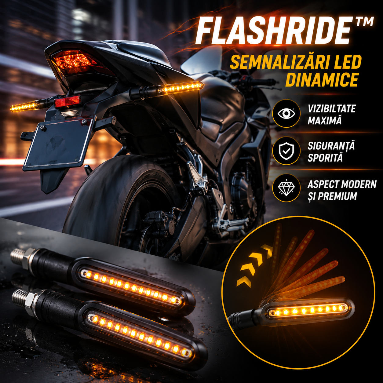 LED Index Moto FlashRide™