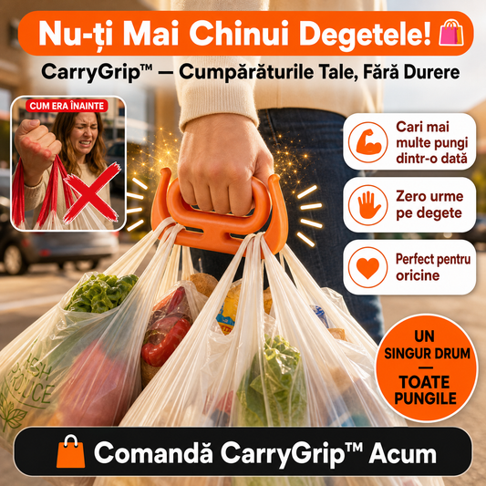 Suport Pentru Cărat Pungi CarryGrip™