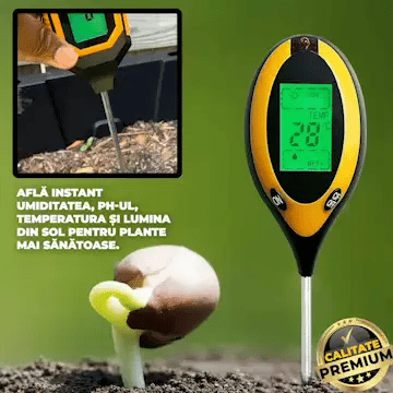 Tester Pământ Profesional 4 în 1 SoilMaster