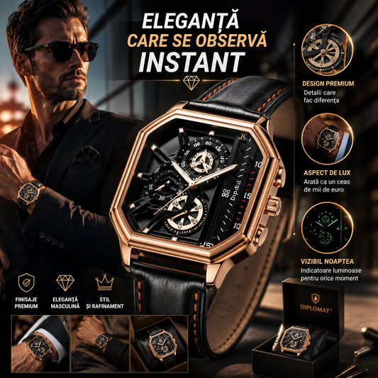 Ceas Elegant De Lux Diplomat™