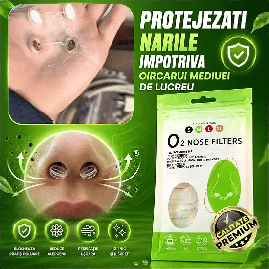 Filtru Nazal Anti-Praf DustGuard™