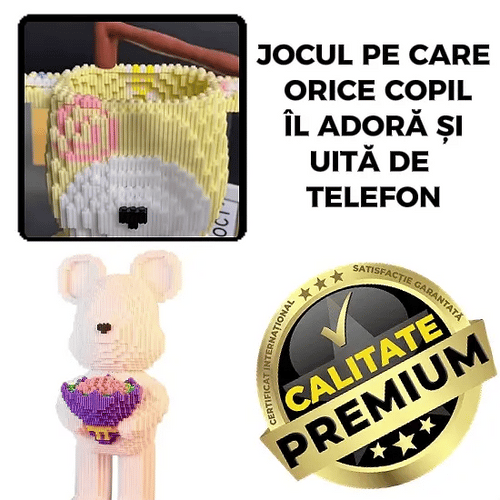 Ursuleț Decorativ din Piese – BearMagic™