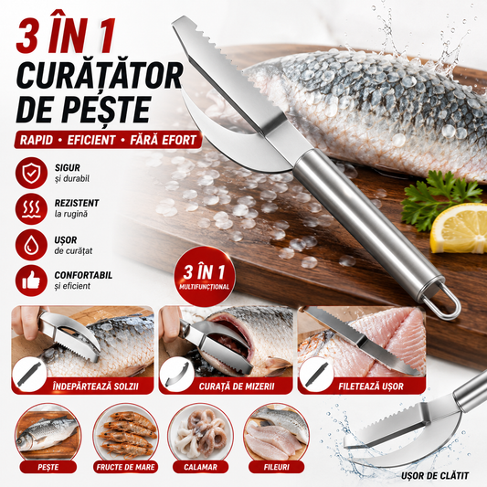 Curățător Pește 3 în 1 FishClean™