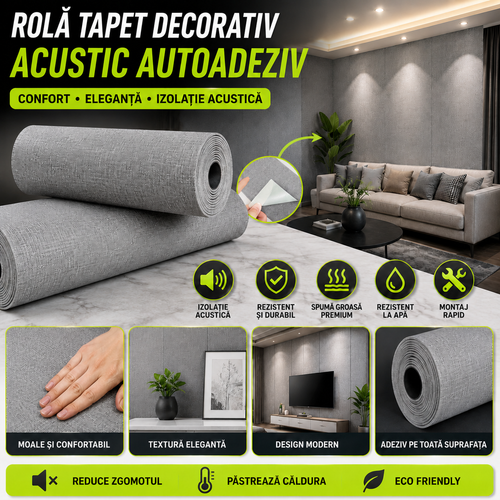 Rolă Tapet Autoadeziv DecorFix™