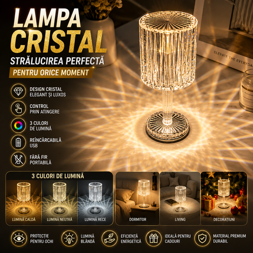 Lampa tip Cristal CrystalLux™