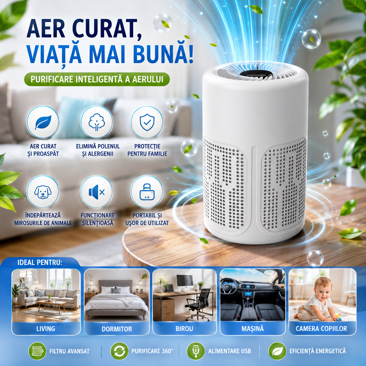 Purificator Inteligent de Aer AirPure™