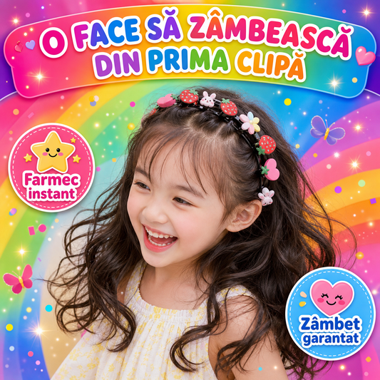 Set 3 Bentițe Pentru Fetițe PrincessBand™