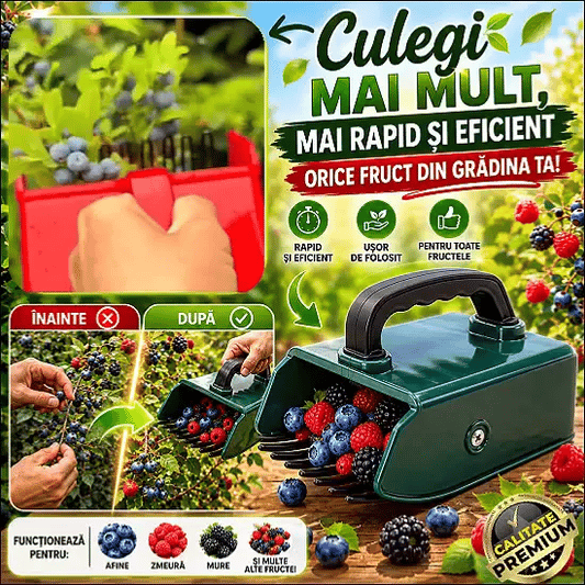 Culegător Rapid de Fructe - BerryGrab™